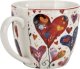 Kubek porcelanowy 460 ml Kolorowe Serca 1 3