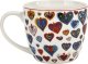 Kubek porcelanowy 460 ml Kolorowe Serca 3 2