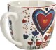 Kubek porcelanowy 460 ml Kolorowe Serca 2 3
