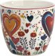 Kubek porcelanowy 460 ml Kolorowe Serca 2 4