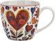 Kubek porcelanowy 460 ml Kolorowe Serca 4 1