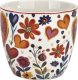 Kubek porcelanowy 460 ml Kolorowe Serca 4 5