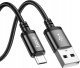 Kabel USB Hoco USB-A - microUSB 2 m Czarny 1