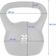 Kettlebell do ćwiczeń FUNFIT GYM&FITNESS 20 kg 1
