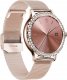 Smartwatch Damski Veltori VT320-1 Złota Bransoleta + Różowy Pasek Silikonowy 3