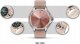 Smartwatch Damski Veltori VT320-1 Złota Bransoleta + Różowy Pasek Silikonowy 8