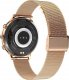 Smartwatch Damski Veltori VT310-1 Złota Bransoleta + Różowy Pasek Silikonowy 4