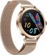 Smartwatch Damski Veltori VT340-1 Złota Bransoleta + Różowy Pasek Silikonowy 2