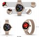 Smartwatch Damski Veltori VT340-1 Złota Bransoleta + Różowy Pasek Silikonowy 5