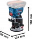 BOSCH.EDGE MILLING MACHINE GKF 18V-8 SOLO SET LB 1