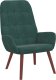 vidaXL Fotel, ciemnozielony, obity aksamitem 2