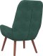 vidaXL Fotel, ciemnozielony, obity aksamitem 5