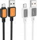 Kabel USB Hoco USB-A - microUSB 1 m Biały 3