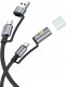 Kabel USB Hoco USB-A - USB-C 1.2 m Czarny 1