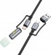 Kabel USB Hoco USB-A - USB-C 1.2 m Czarny 2