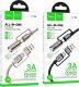 Kabel USB Hoco USB-A - USB-C 1.2 m Czarny 7