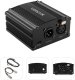 ML Zasilacz phantom Vonyx VDX10 48 V - USB-C - zbalansowane wejście i wyjście XLR - czarny 1