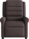 vidaXL Rozkładany fotel masujący, elektryczny, ciemny brąz, tkanina 5