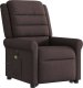 vidaXL Podnoszony fotel masujący, elektryczny, rozkładany, ciemny brąz 4