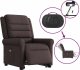 vidaXL Podnoszony fotel masujący, elektryczny, rozkładany, ciemny brąz 10