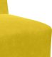 vidaXL Sofa Fotel Żółty 55 cm Aksamit 7