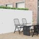 vidaXL vidaXL Ogrodzenie Ogrodowe Dwustronne Białe 1,8x5 m PVC 1