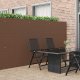 vidaXL Ogrodzenie dwustronne brązowe 1,8x3 m PVC 1