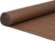vidaXL Ogrodzenie dwustronne brązowe 1,8x3 m PVC 1