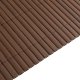 vidaXL Ogrodzenie dwustronne brązowe 1,8x3 m PVC 6