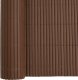 vidaXL Ogrodzenie dwustronne brązowe 1,8x3 m PVC 7