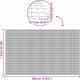 vidaXL Ogrodzenie dwustronne brązowe 1,8x3 m PVC 8