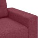 vidaXL Fotel, winna czerwień, 59 cm, obity tkaniną 7