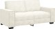 vidaXL Sofa 2-osobowa, kremowy, 140 cm, tapicerowana aksamitem 2