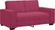 vidaXL Sofa 2-osobowa, winna czerwień, 120 cm, tapicerowana aksamitem 2