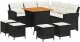 vidaXL 6-częściowy zestaw ogrodowy z poduszkami w kształcie litery L 2