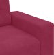 vidaXL Sofa Fotel Wino Czerwone 59 cm Aksamit 7