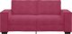 vidaXL vidaXL Sofa 2-osobowa, winna czerwień, 140 cm, tapicerowana aksamitem 4