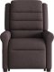 vidaXL Podnoszony fotel masujący, rozkładany, ciemnobrązowy, tkanina 5