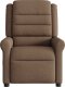 vidaXL Rozkładany fotel masujący, elektryczny, brązowy, tkanina 5