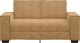 vidaXL Sofa 2-osobowa, brązowy, 120 cm, tapicerowana aksamitem 4