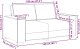 vidaXL Sofa 2-osobowa, brązowy, 120 cm, tapicerowana aksamitem 9