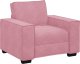 vidaXL Sofa Fotel Różowy 59 cm Aksamit 2