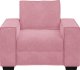 vidaXL Sofa Fotel Różowy 59 cm Aksamit 4
