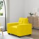 vidaXL Sofa Fotel Żółty 59 cm Aksamit 1