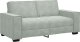 vidaXL Sofa 2-osobowa, jasnoszara, 140 cm, tapicerowana aksamitem 2