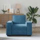 Sofa Fotel Niebieski 59 cm Aksamit 3