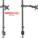 Wysoki 80cm Biurkowy Uchwyt na Monitor 13-32 cale VX-23A Uniwersalny Regulowany 3