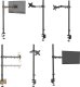 Wysoki 80cm Biurkowy Uchwyt na Monitor 13-32 cale VX-23A Uniwersalny Regulowany 4