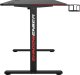 Biurko gamingowe SHADOW GAMER elektryczne 2.0 LED RGB 160 cm 14