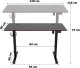 Biurko gamingowe SHADOW GAMER elektryczne 2.0 LED RGB 160 cm 1
